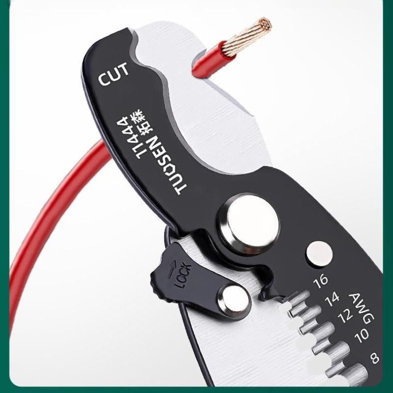 8" Wire Strippers Crimpers Cutter Pliers Multi-Function Hand Tool